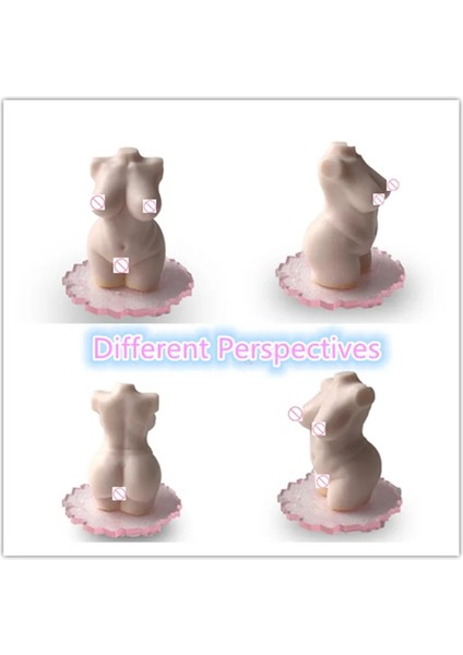 Bir Stil 3D Insan Vücudu Serisi Mum Silikon Kalıp Dıy Busty Kadın Aromatik Mum Yapımı Reçine Sabun Kalıp Hediyeler Zanaat Ev Dekor Malzemeleri (Yurt Dışından)