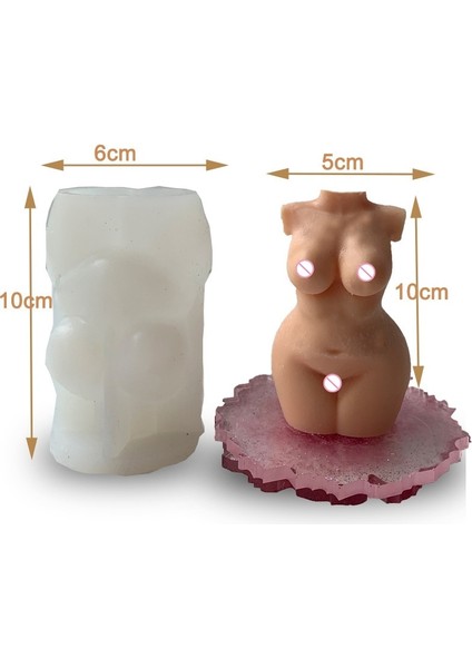 Bir Stil 3D Insan Vücudu Serisi Mum Silikon Kalıp Dıy Busty Kadın Aromatik Mum Yapımı Reçine Sabun Kalıp Hediyeler Zanaat Ev Dekor Malzemeleri (Yurt Dışından)