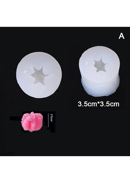 F Stili El Yapımı 3D Muti-Et Bitkiler Silikon Sabun Kalıp Çiçek Şekli Kek Cupcake Puding Mum Sabun Yapımı Için Malzemeler Aracı (Yurt Dışından)