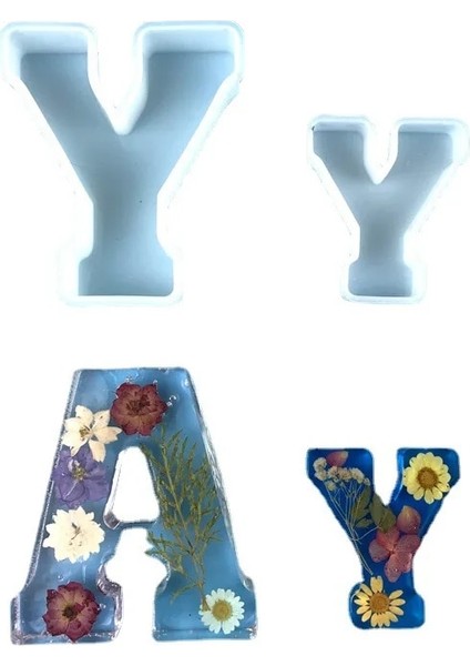 P Stili 26 Harf Kalıpları Büyük Boy 11CM Alfabe Reçine Kolye Crat Dıy Epoksi Takı Yapımı Araçları (Yurt Dışından)