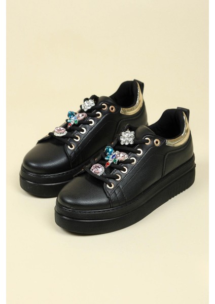 Taşlı Sneakers Siyah fiyatları