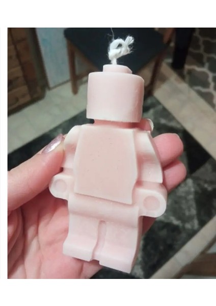 Açık Sarı Stil 2 Robotlar Silikon Mum Kalıp Dıy El Yapımı Aromaterapi Mum Çikolata Buz Tepsisi El Sanatları Sabun Kalıp Yapımı Araçları (Yurt Dışından)