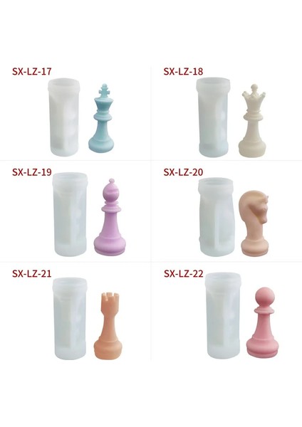 Kalıp-Kraliçe Tarzı Satranç Altı Parçalı Set Aroma Mum Kalıbı Silikon Kalıpları Silikon El Sanatları Alçı Mum Yapımı Için Kalıplar Malzemeleri Mumlar Için Balmumu (Yurt Dışından) modelleri