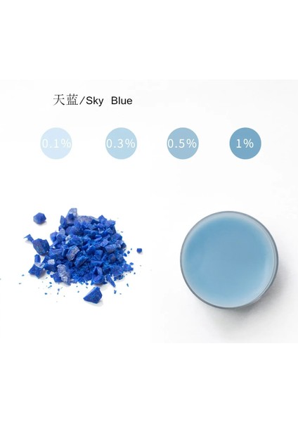 Gök Mavisi Tarzı 10G 5g G Dıy Mum Balmumu Pigment Renklendirici Toksik Olmayan Soya Mum Balmumu Pigmenti, Kokulu Mumlar Veya Sabun Boyaları Yapmak Için Kullanılır (Yurt Dışından)
