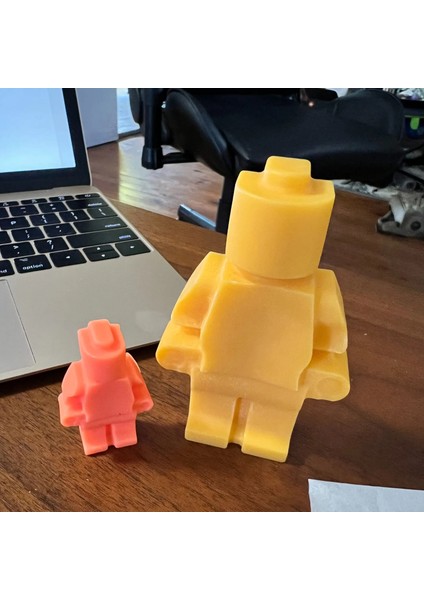 Açık Yeşil Tarzı 2 Robotlar Silikon Mum Kalıp Dıy El Yapımı Aromaterapi Mum Çikolata Buz Tepsisi El Sanatları Sabun Kalıp Yapımı Araçları (Yurt Dışından)