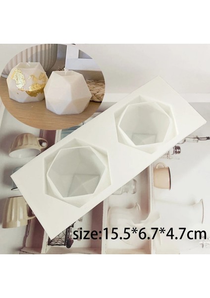 Çok Renkli Stil 3D Kalp Silikon Mum Kalıp Soya Balmumu Uçucu Yağ Aromaterapi Mum Malzeme Balmumu Diy Sabun Kalıpları Hediyeler (Yurt Dışından)
