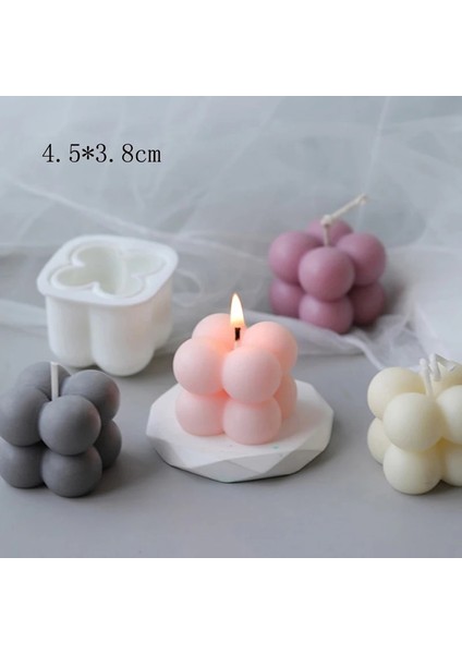 No.7 Tarzı Aromaterapi Mum Silikon Kalıp 3D Lotus Çiçeği Şekli Sabun Silikon Kalıp Dıy (Yurt Dışından)