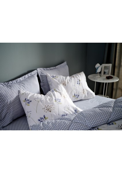 Flourish Easy Cotton Çift Kişilik Comforter Set - Krem