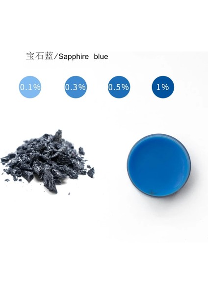 Safir Mavisi Tarzı 10G 5g G Dıy Mum Balmumu Pigment Renklendirici Toksik Olmayan Soya Mum Balmumu Pigmenti, Kokulu Mumlar Veya Sabun Boyaları Yapmak Için Kullanılır (Yurt Dışından)