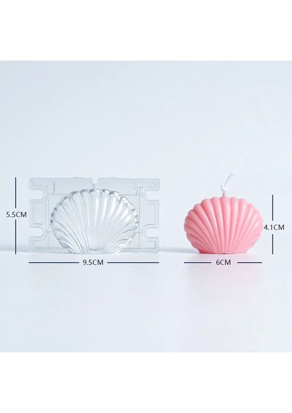 S Rastgele Renk Stili 3D Deniz Kabuğu Mum Kalıbı Kokulu Mum Kalıbı El Yapımı Mum Yapımı Kabuk Aromaterapi Alçı Kalıpları Plastik Tarak Sabun Kalıbı (Yurt Dışından)