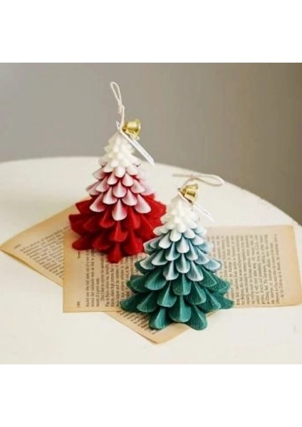 Bir Stil 3D Noel Ağacı Mum Silikon Kalıp Dıy Sedir Çamı Aromatik Reçine Sabun Mum Noel Hediyeleri Yapımı Zanaat Ev Dekorasyonu (Yurt Dışından) indirimleri