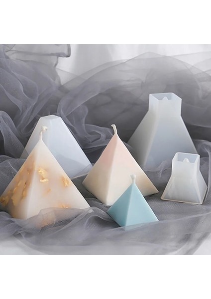 Altın 1g Çanta Stili Diy Piramit Mum Kalıp Küp Silikon Kalıp Elmas Geometri Aracı Üçgen Piramit Epoksi Reçine Kalıpları Mum Yapımı Malzemeleri (Yurt Dışından) fiyatları