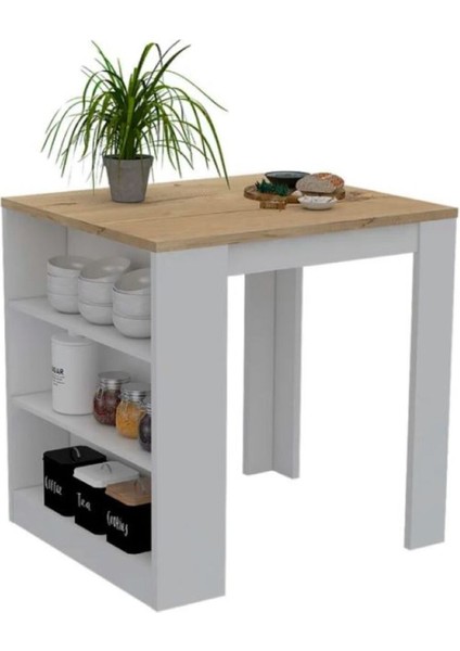 Tanya 2li Set - Mutfak Masası-Mutfak ADASI-120 Cm-Çekmeceli Alt Modül