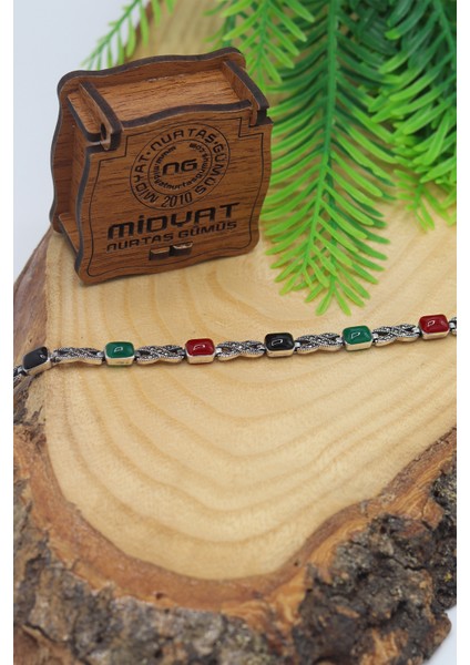 Karışık ve Markazit Taşlı Kadın Gümüş Bileklik 201022834 modelleri