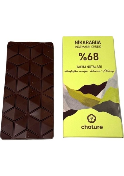 Nikaragua Çikolata %68 Kakao 100 g.