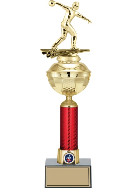 - Figürlü Kupalar - Bowling Erkek Figürlü Kupalar FG-053 B - 43 cm