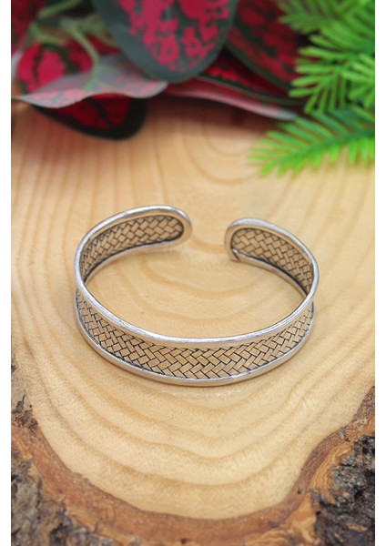 Hasır Model 925 Ayar Saf Gümüş Erkek Bilezik 201022806 fiyatları