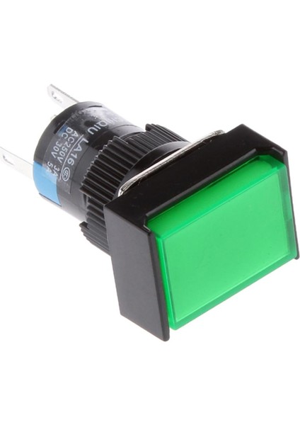 6xdc 24V Push Düğmesi Anlık Kendinden Sıfırlama Dikdörtgen Anahtarı LED Açık Yeşil 6 Pcs (Yurt Dışından) modelleri