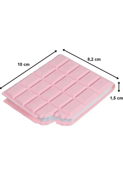 Çilek Kokulu Çikolata Görünümlü Minik Kızlar Için Pembe Renk Not Defteri fiyatları