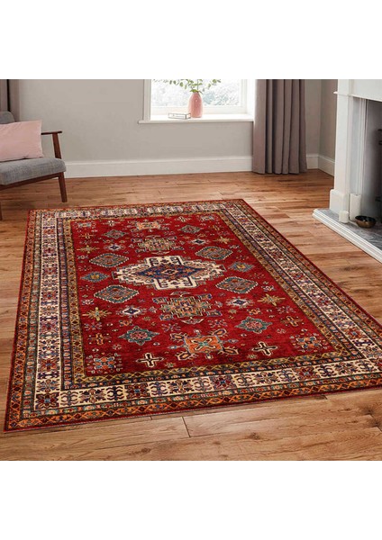 Klasik Afgan Türkmen Otantik Kilim Desenli Dijital Baskılı Halı Kaydırmaz Tabanlı Yıkanabilir Halı fiyatları