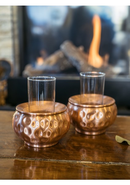 Bakır Ehlikeyf Gamzeli Model 2'li Mat Bakır Renk