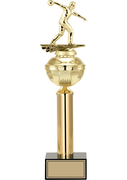 - Figürlü Kupalar - Bowling Erkek Figürlü Kupalar FG-047 A - 44 cm