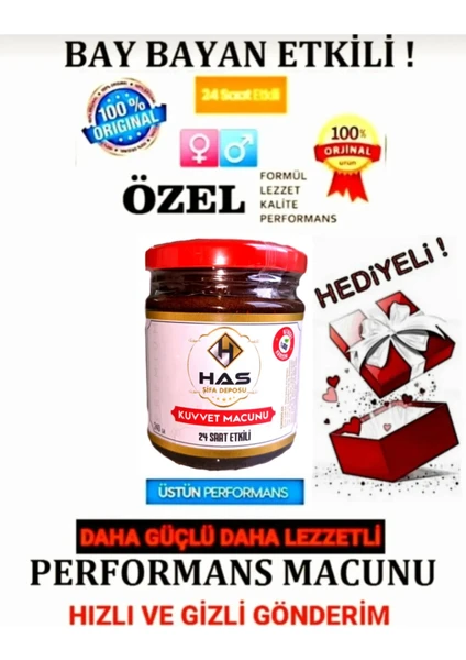 Has Bitkisel Performans Atom Kuvvet Macunu 24 Saat Etkili Geciktiriçili Sertleştiriçili Performans 240 gr