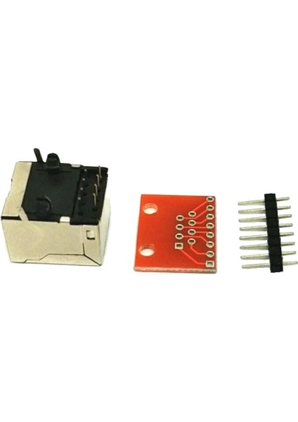 Ethernet Krikoları Için 10X RJ45 8-P Pim Konektörleri ve Koparma Adaptör Kiti (Yurt Dışından)