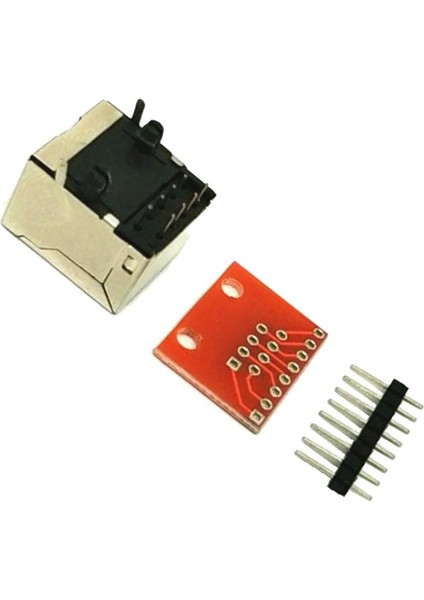 Ethernet Krikoları Için 10X RJ45 8-P Pim Konektörleri ve Koparma Adaptör Kiti (Yurt Dışından)