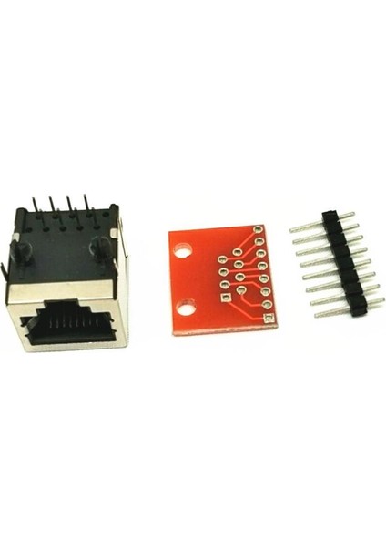 Ethernet Krikoları Için 10X RJ45 8-P Pim Konektörleri ve Koparma Adaptör Kiti (Yurt Dışından)