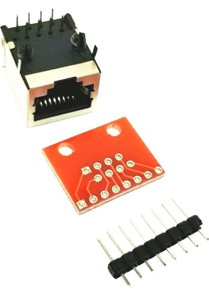 Ethernet Krikoları Için 10X RJ45 8-P Pim Konektörleri ve Koparma Adaptör Kiti (Yurt Dışından)
