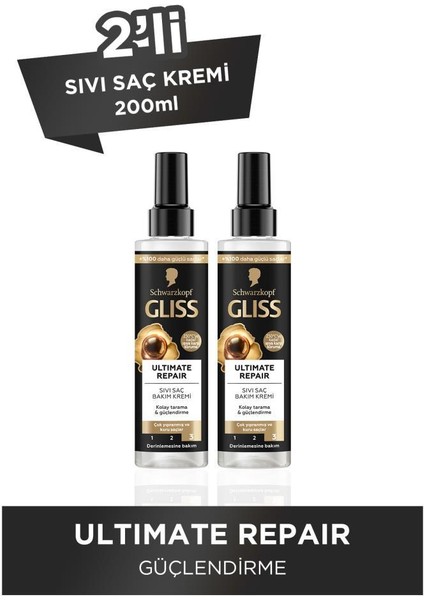 Sıvı Saç Kremi 200ml Ultimate Repair X2