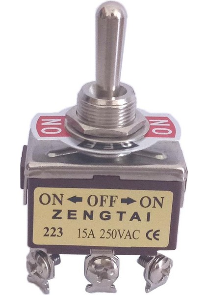 Geçiş Anahtarı, Ac 250V 15 Amp, 6 Pin 3pdt Aç/kapalı/3 Konum Mini (Yurt Dışından) fiyatları