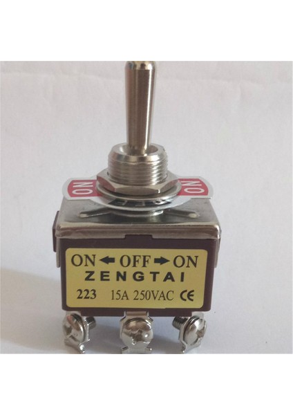 Geçiş Anahtarı, Ac 250V 15 Amp, 6 Pin 3pdt Aç/kapalı/3 Konum Mini (Yurt Dışından) modelleri