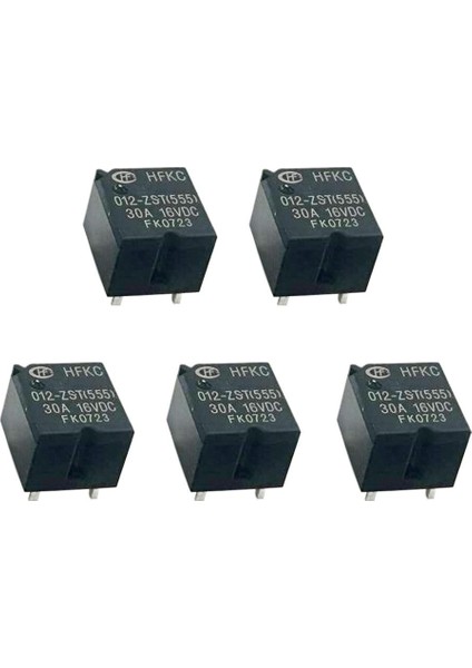 5 Lot Dc 12V 30A Otomotiv Uzun Yaşam Süresi Gecikmesi Mikro Otomotiv Röleleri (Yurt Dışından)