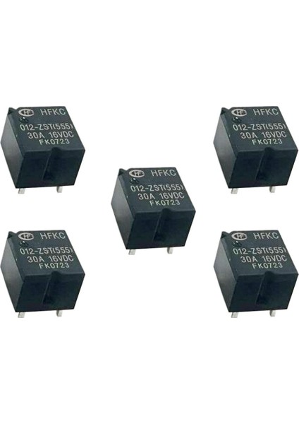 5 Lot Dc 12V 30A Otomotiv Uzun Yaşam Süresi Gecikmesi Mikro Otomotiv Röleleri (Yurt Dışından)