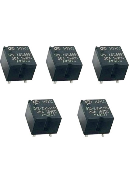 5 Lot Dc 12V 30A Otomotiv Uzun Yaşam Süresi Gecikmesi Mikro Otomotiv Röleleri (Yurt Dışından)