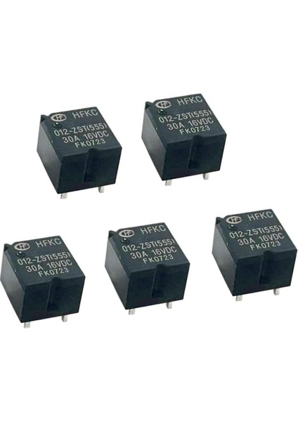 5 Lot Dc 12V 30A Otomotiv Uzun Yaşam Süresi Gecikmesi Mikro Otomotiv Röleleri (Yurt Dışından)