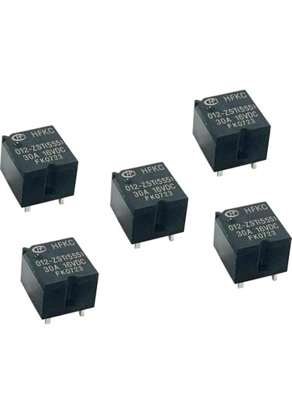 5 Lot Dc 12V 30A Otomotiv Uzun Yaşam Süresi Gecikmesi Mikro Otomotiv Röleleri (Yurt Dışından)