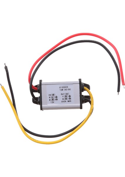 Dc/dc Dönüştürücü 12V - 5V 3A 18W Güç Kaynağı Modülü Tamamen Mühürlü (Yurt Dışından)