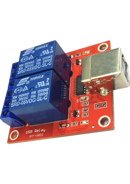 2 Kanal USB Relay Genişletme Kartı Modülü W/diyot Freewheel Koruma 2 Pcs (Yurt Dışından) fiyatları