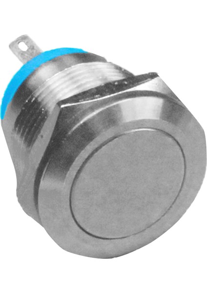 19MM Düz Su Geçirmez Anlık Metal Itme Düğmesi Anahtarı 3A/250VAC 1no (Yurt Dışından) fiyatları
