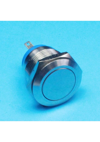 19MM Düz Su Geçirmez Anlık Metal Itme Düğmesi Anahtarı 3A/250VAC 1no (Yurt Dışından) fırsatları