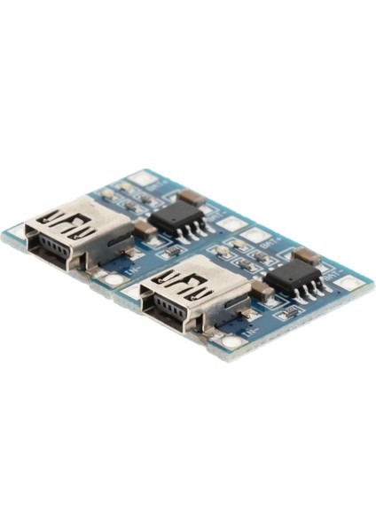 2x 5V Mini USB 1A Lityum Pil Şarj Cihazı ve Koruma Kartı Modülü (Yurt Dışından)