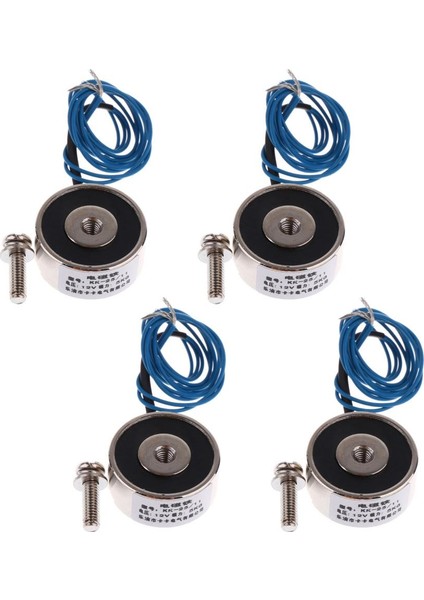 4pcs Dc 12V Elektrikli Elektromanyet Solenoid 5kg Dıy Elektronik Malzemeleri Metal Kk-25-11 4 Pcs (Yurt Dışından)