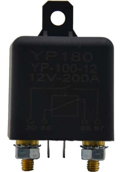 4pin 12V Dc 200A Yüksek Güçlü Araba Röle Motoru Sürekli Otomotiv Anahtarı (Yurt Dışından)