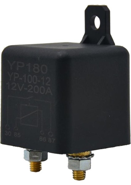 4pin 12V Dc 200A Yüksek Güçlü Araba Röle Motoru Sürekli Otomotiv Anahtarı (Yurt Dışından)