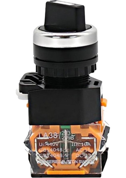 Tur 22MM Döner Seçici Anahtarı Iki 2 Konum Nc + No 10A Düğme Anahtarları (Yurt Dışından)