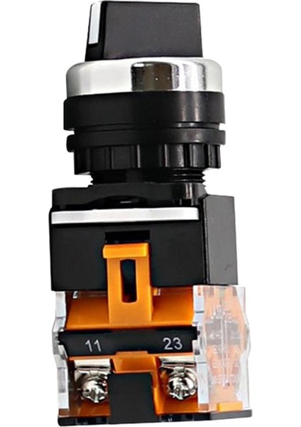 Tur 22MM Döner Seçici Anahtarı Iki 2 Konum Nc + No 10A Düğme Anahtarları (Yurt Dışından)