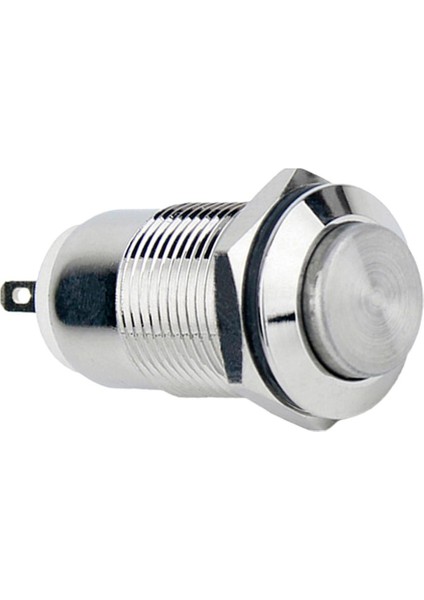 12MM Dc 36V 2A Yüksek Üst Metal Mandal Alma Düğmesi Açma/kapama Anahtarı Su Geçirmez (Yurt Dışından)